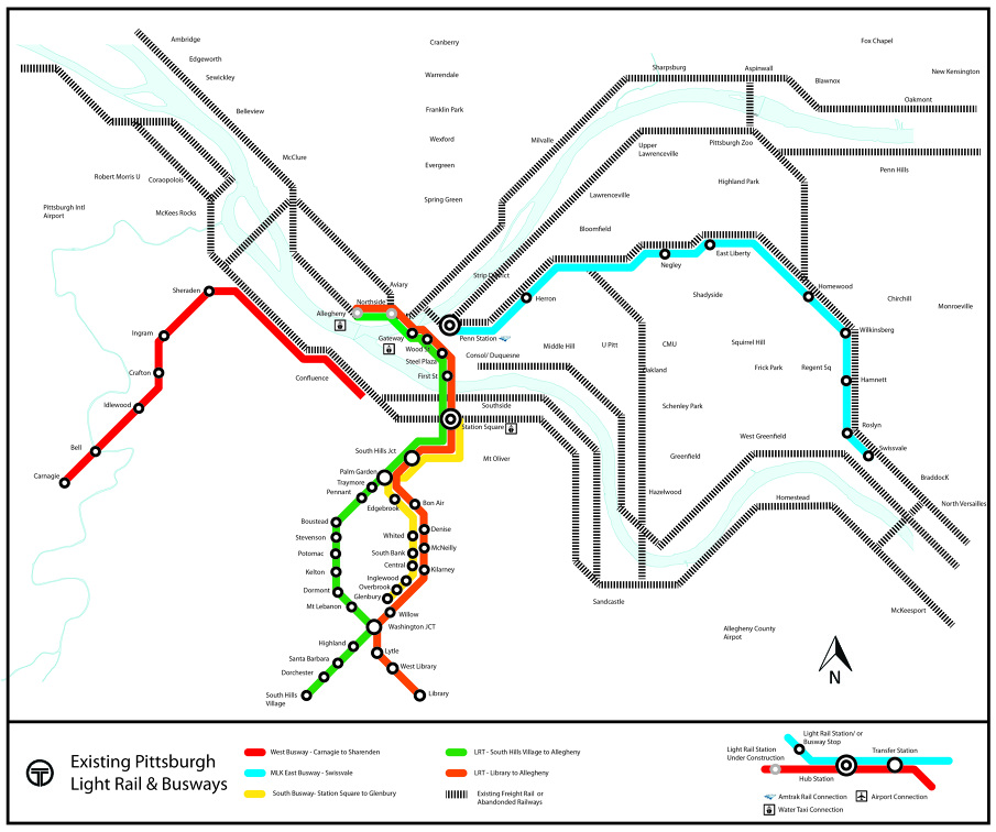 Pittsburgh LRT Maps BurghSAMSON